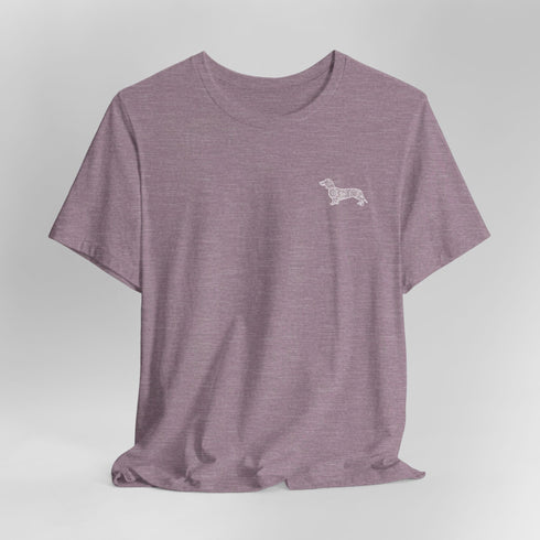 Dachshund T- Shirt - Dachshund Shirt for Women - Dachshund Mandala Tee